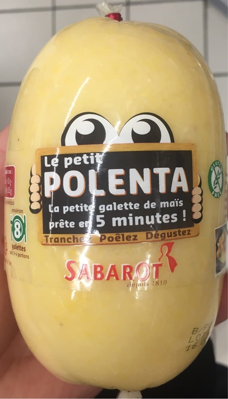 Sabarot Le petit polenta packshot