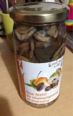 Sabarot Duo festif de champignons et marrons packshot