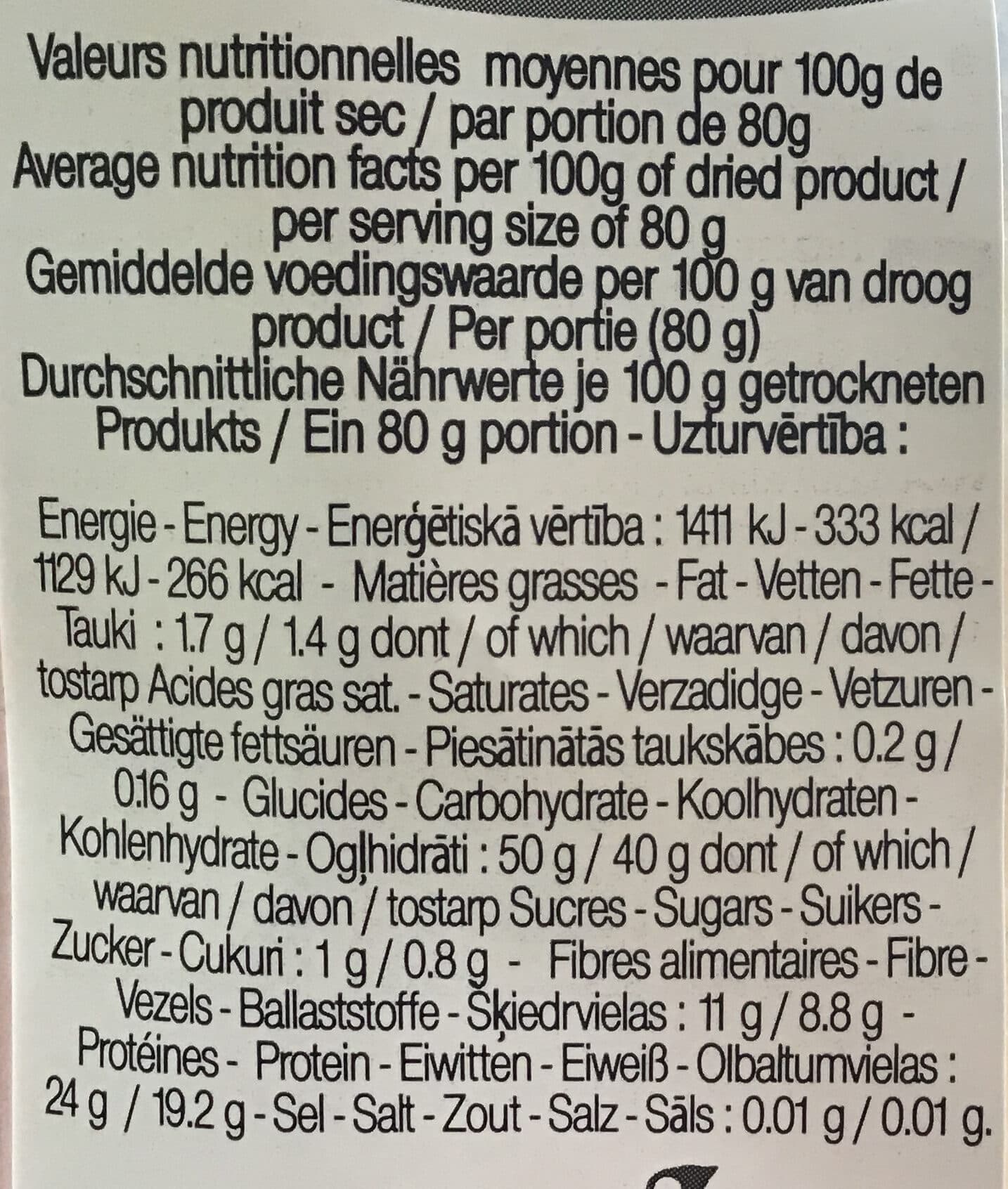 Sabarot Lentilles corail packshot