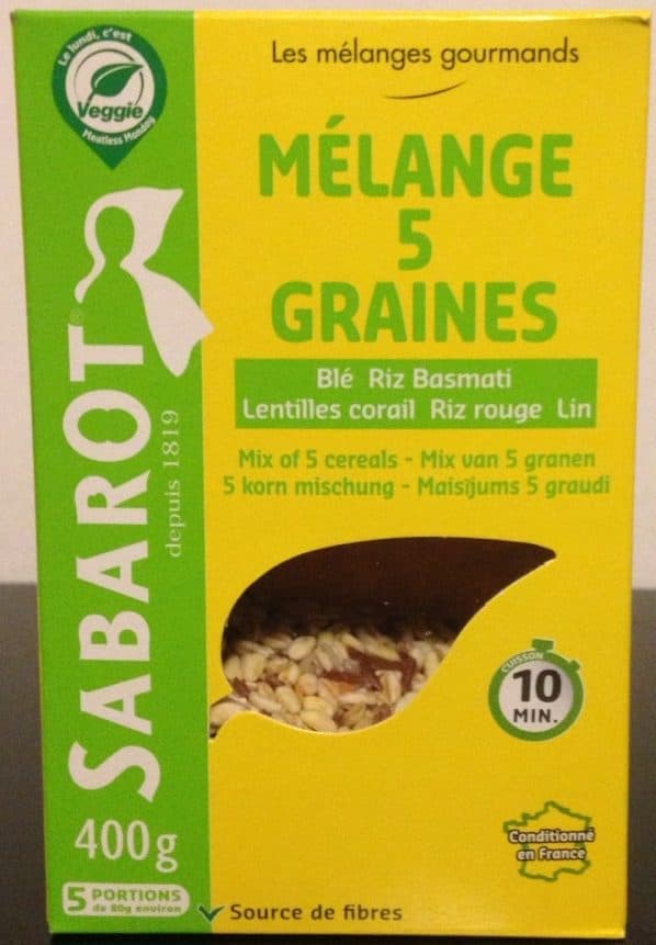 Sabarot Mélange 5 Graines packshot