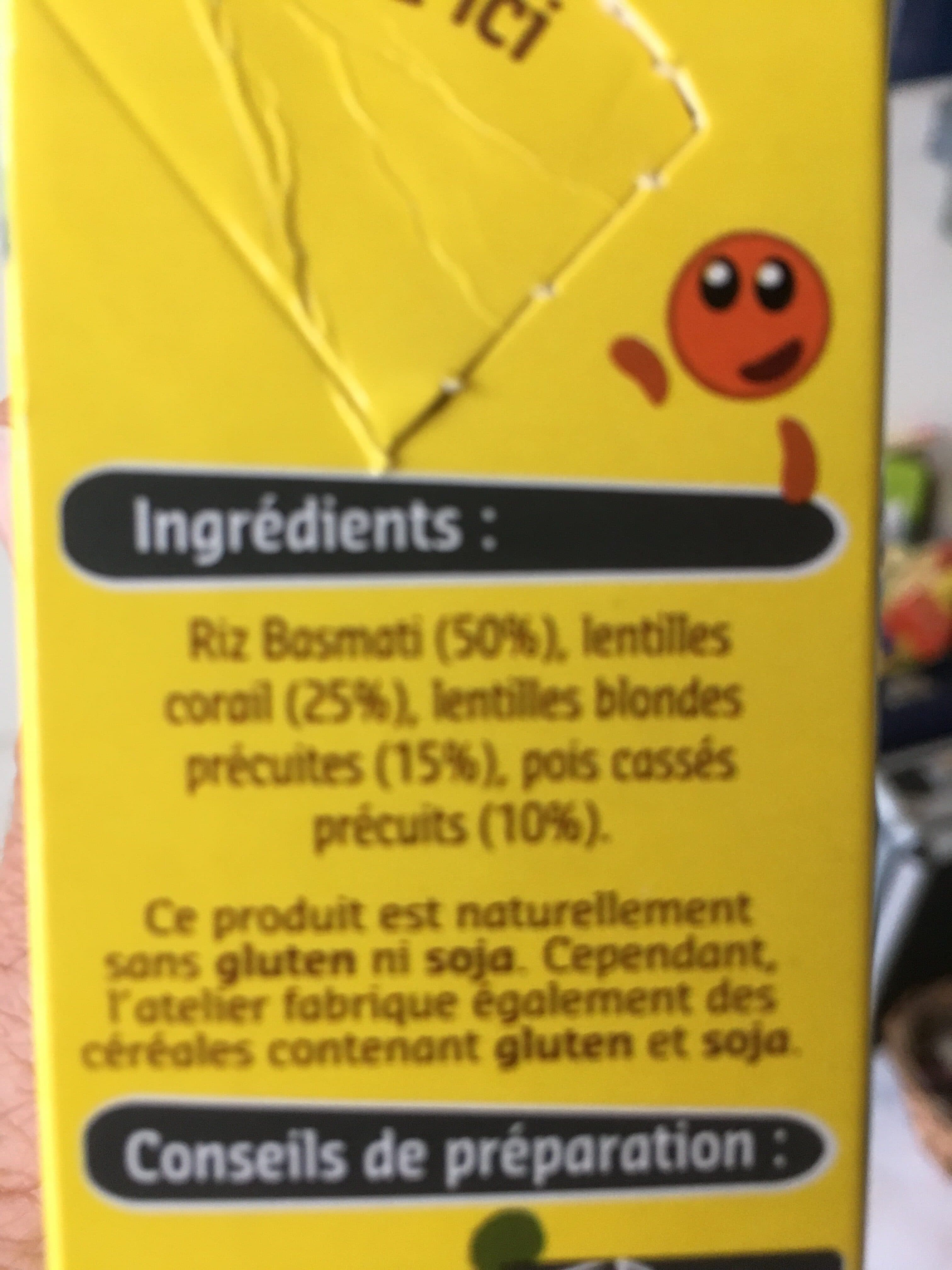 Sabarot Riz basmati légumes secs 400 g packshot