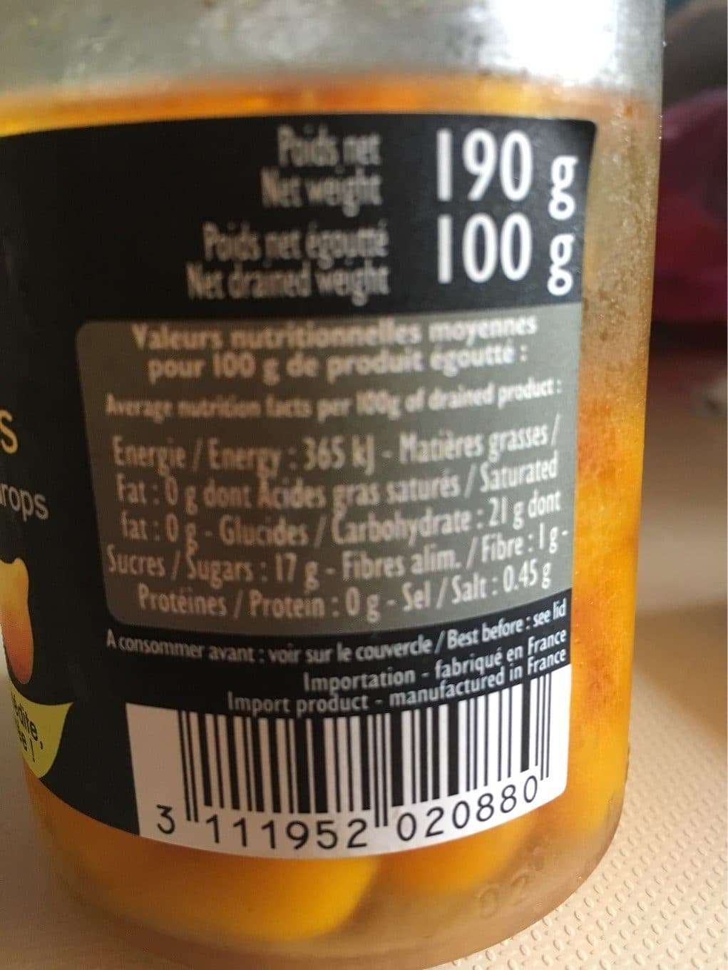 Sabarot Gouttes de poivrons jaunes packshot