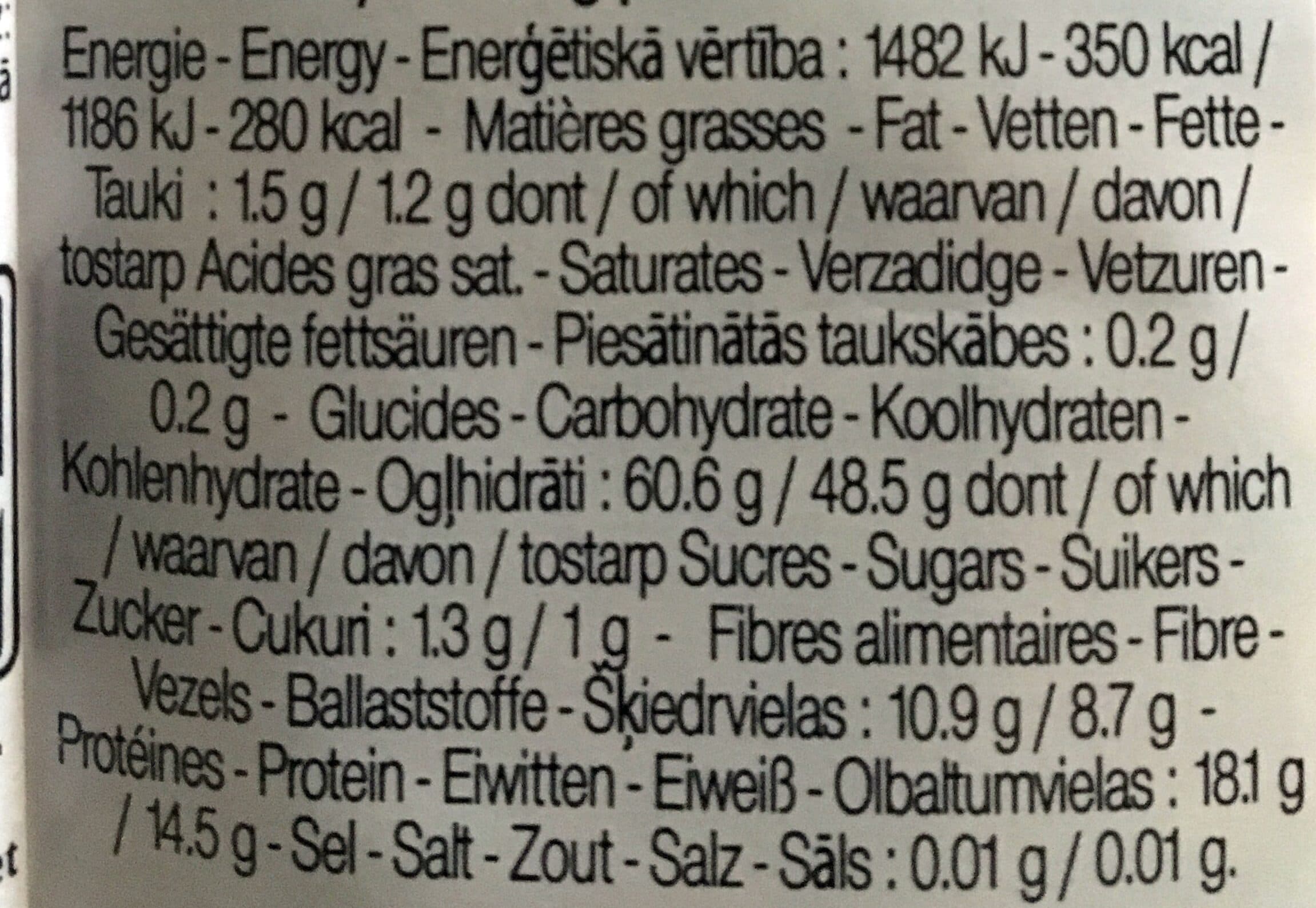 Sabarot Céréales & Lentilles packshot