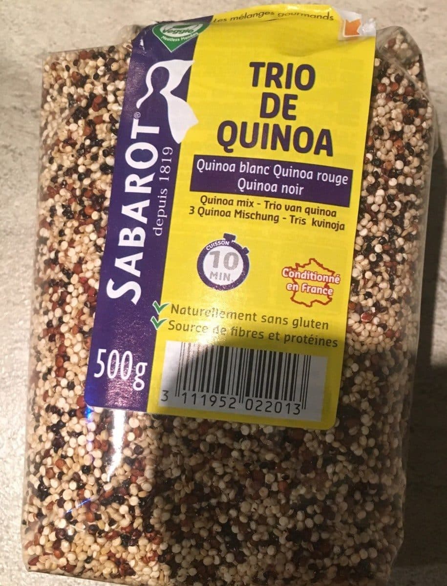 Sabarot Trio de quinoa packshot