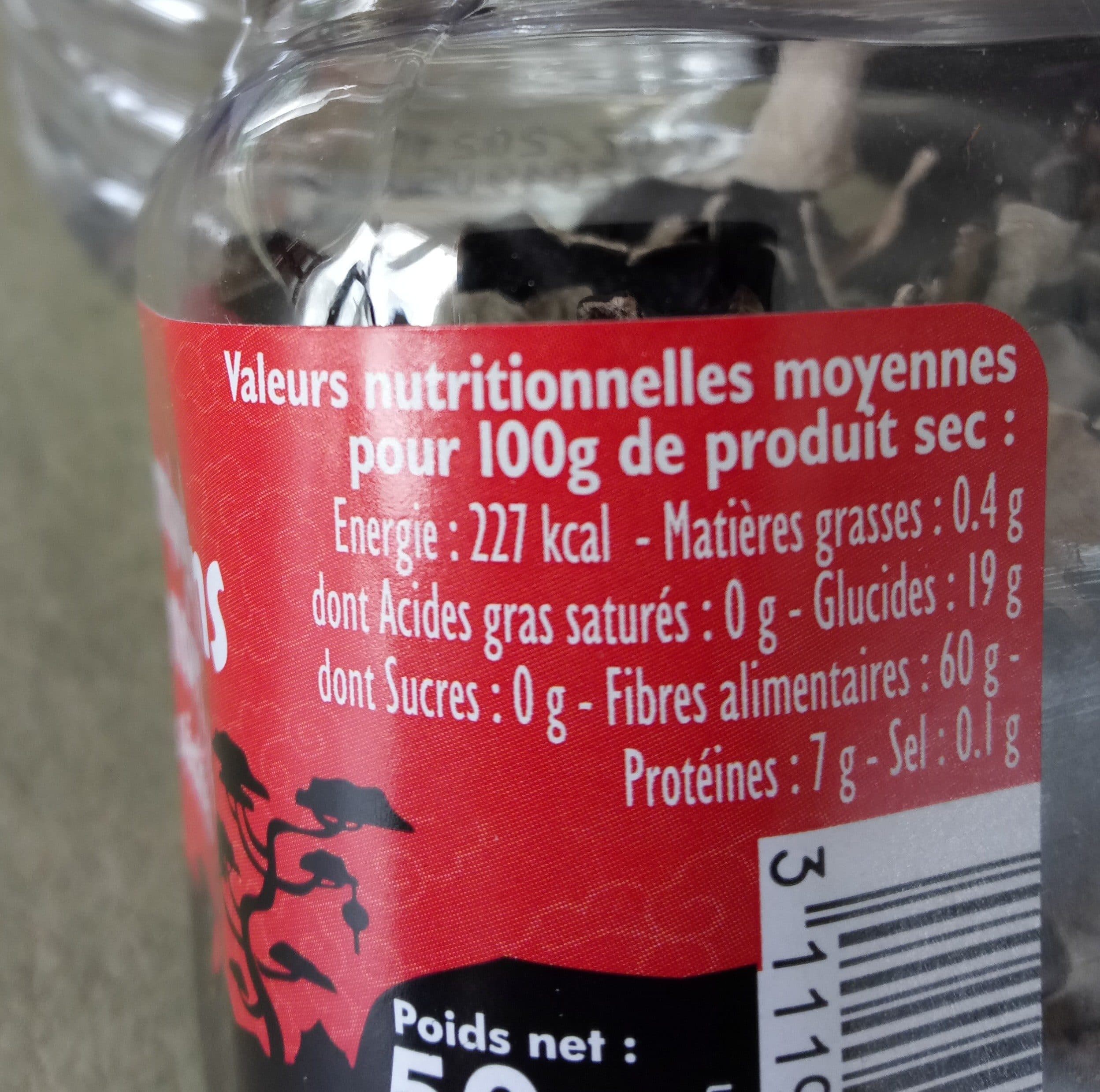 Lidl Champignons noirs séchés packshot