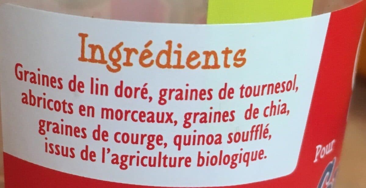 Open Food Facts graines'up sportif packshot