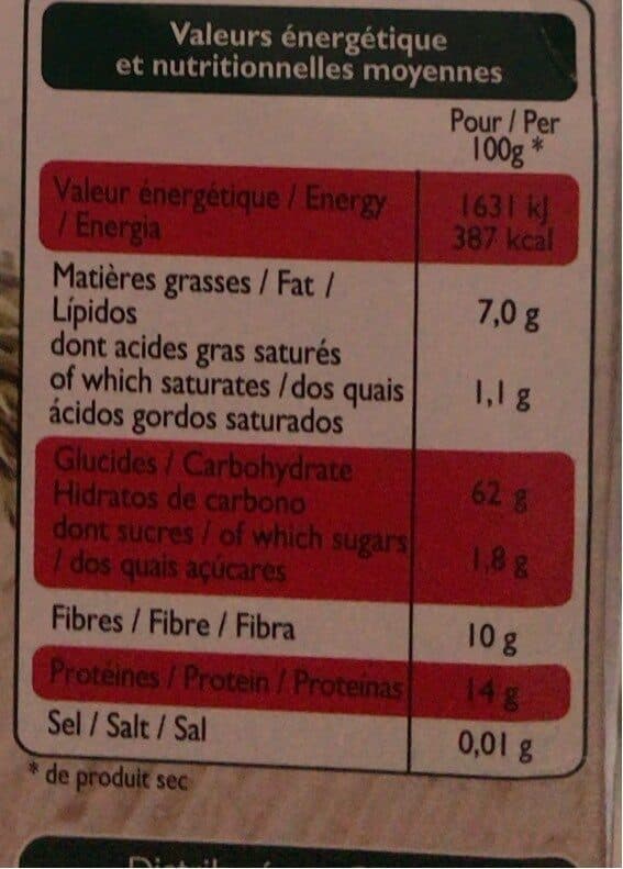 Leader Price Flocons d'avoine packshot