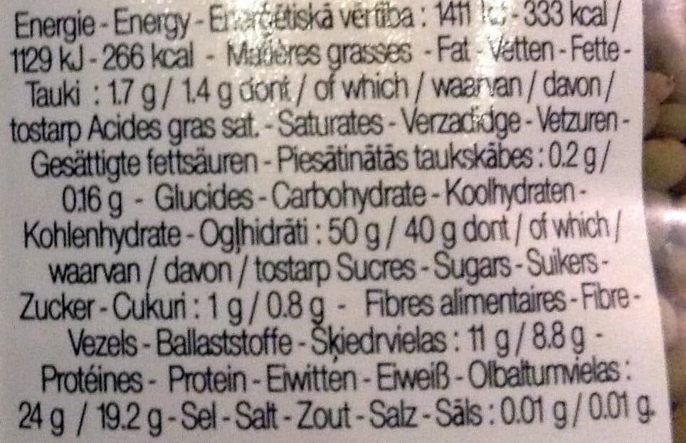 Sabarot Lentilles blondes bio packshot