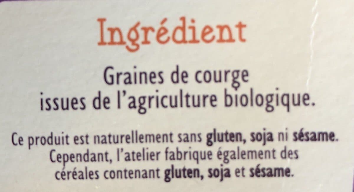 Sabarot Graines de courge packshot