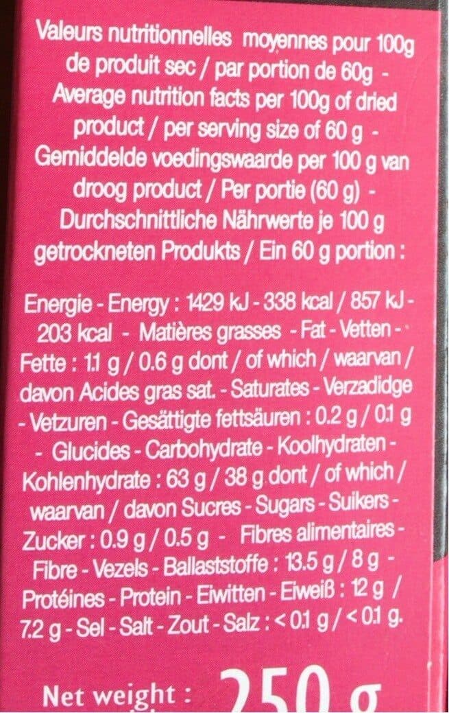 Sabarot Blé, riz, sarrasin et cèpes packshot