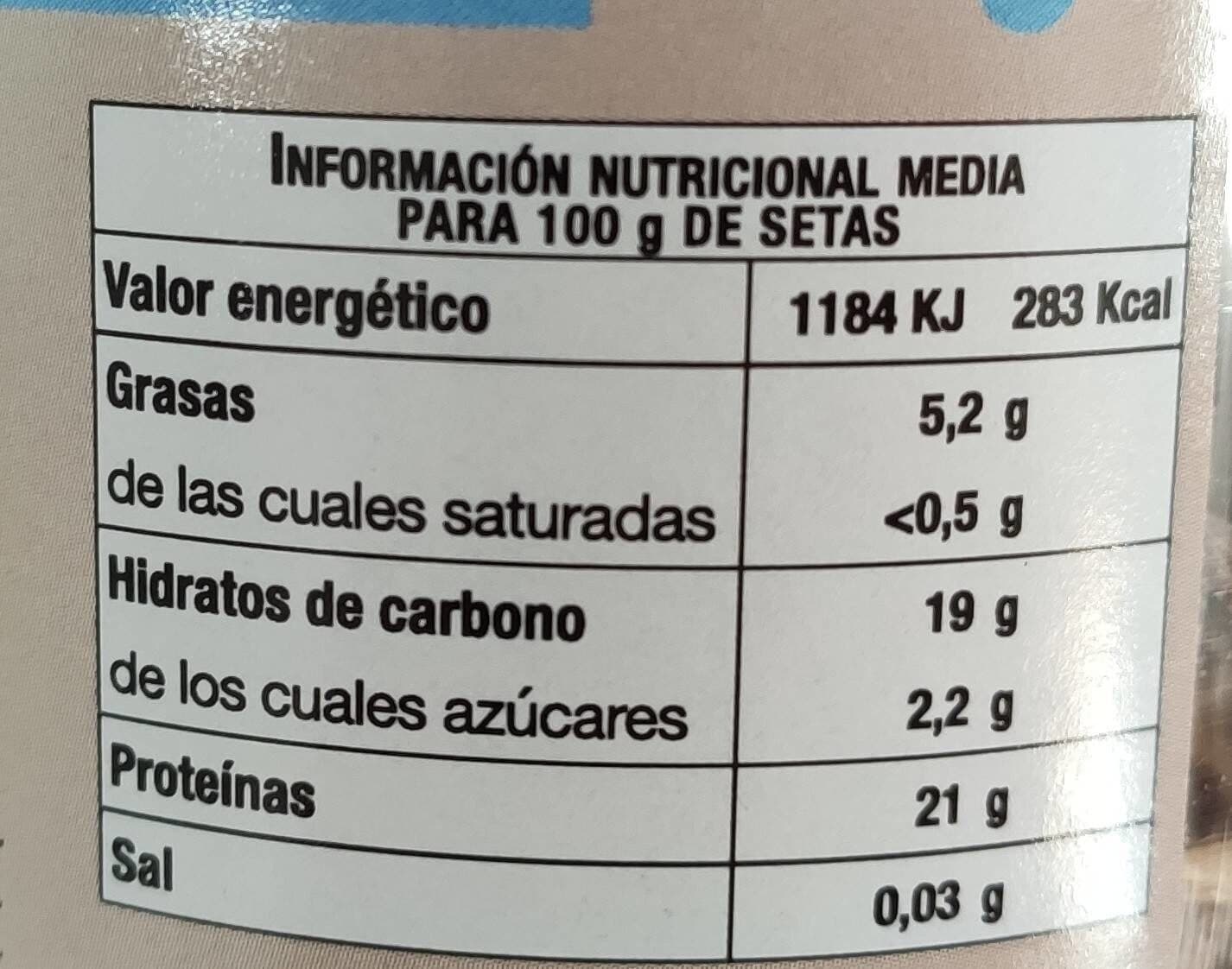 Borde Barreja de bolets/Mezcla de setas packshot