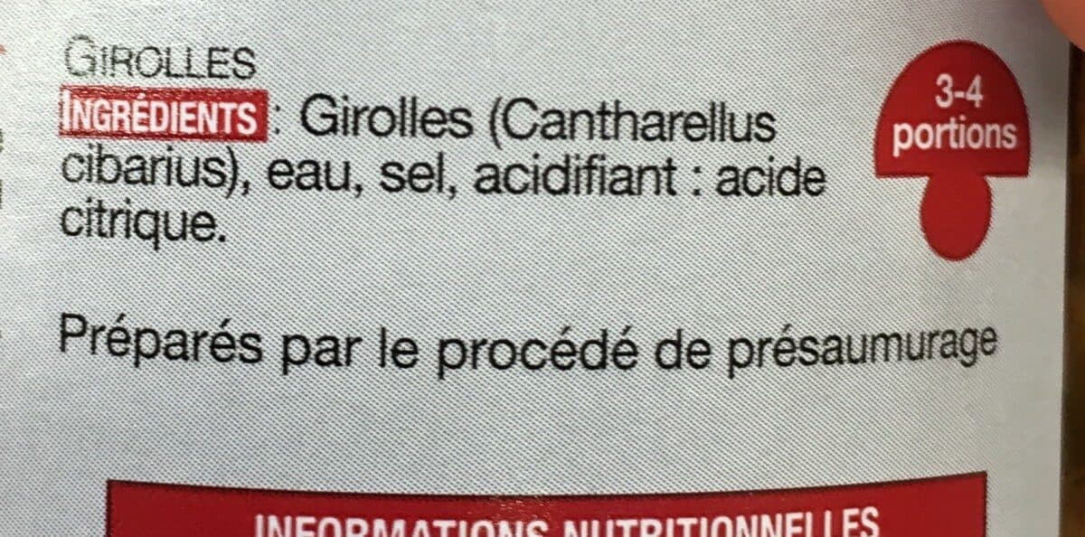 BORDE Bocal 37CL Girolles Borde packshot