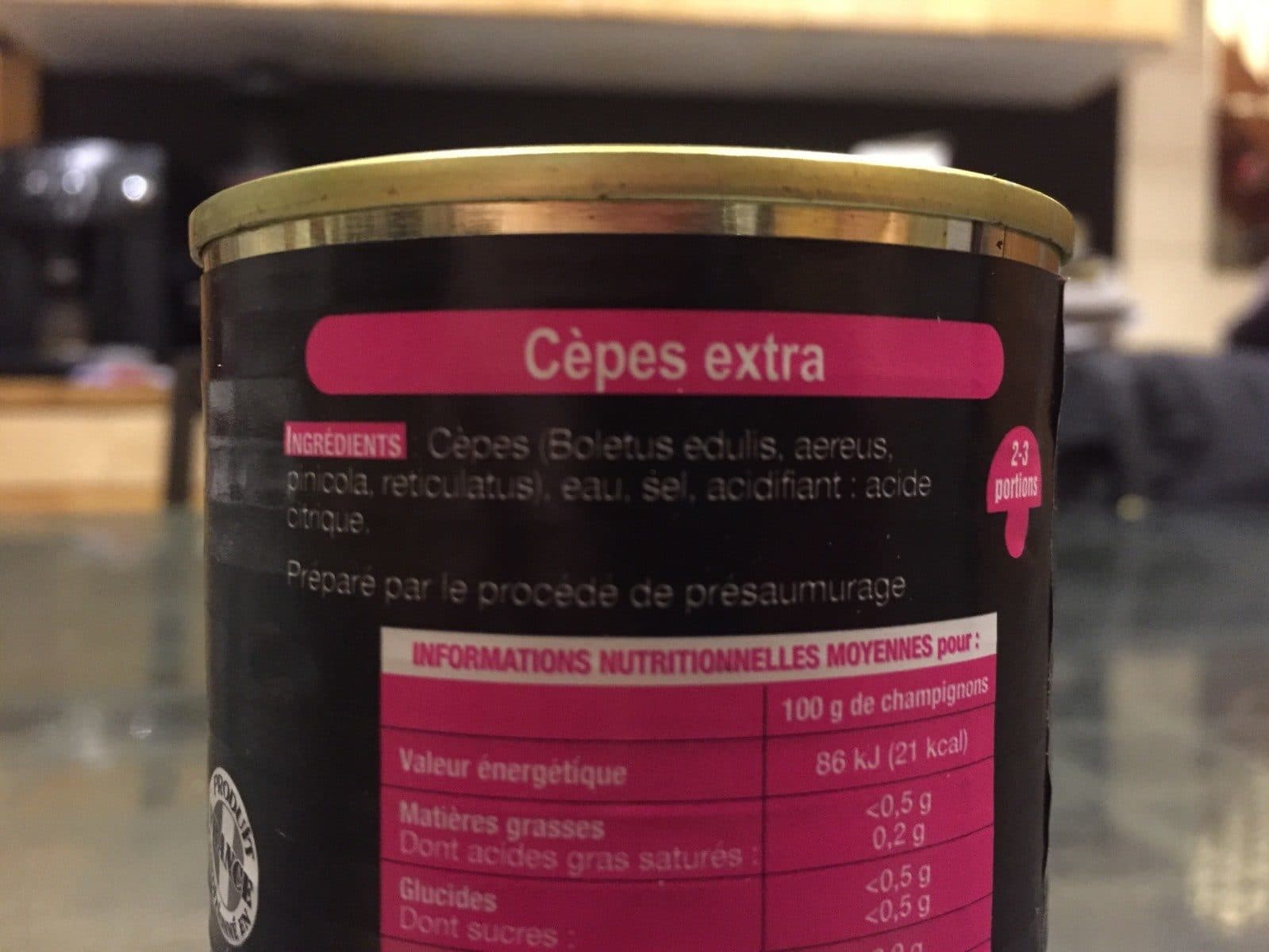 Borde Cèpes extra packshot