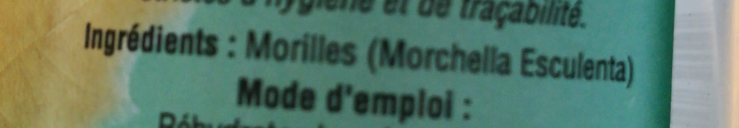 Le Montagnard Morilles extra séchées packshot