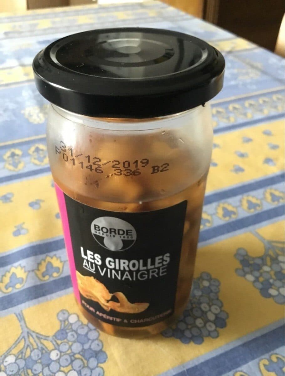Borde Les girolles au vinaigre packshot