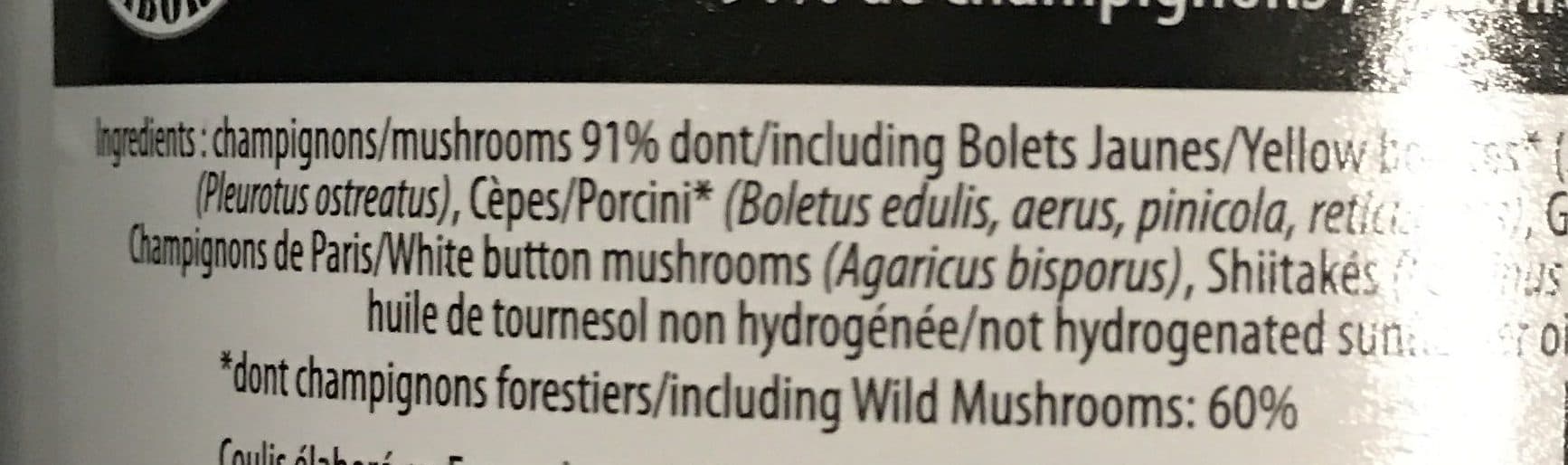 Borde Coulis de champignons forestiers packshot