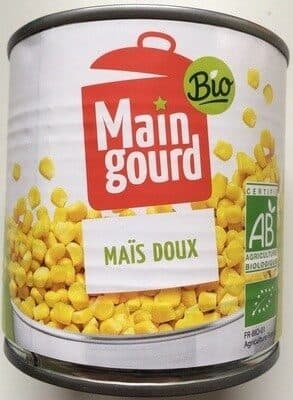 Maingourd Maïs doux bio packshot
