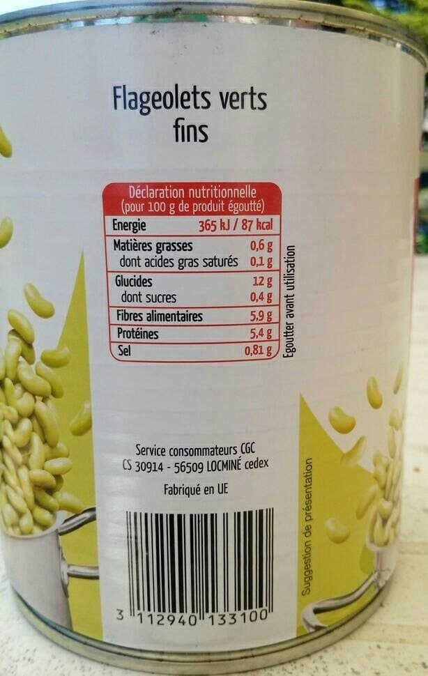Maingourd 4 / 4 Flageolets Fins Maingourd* packshot