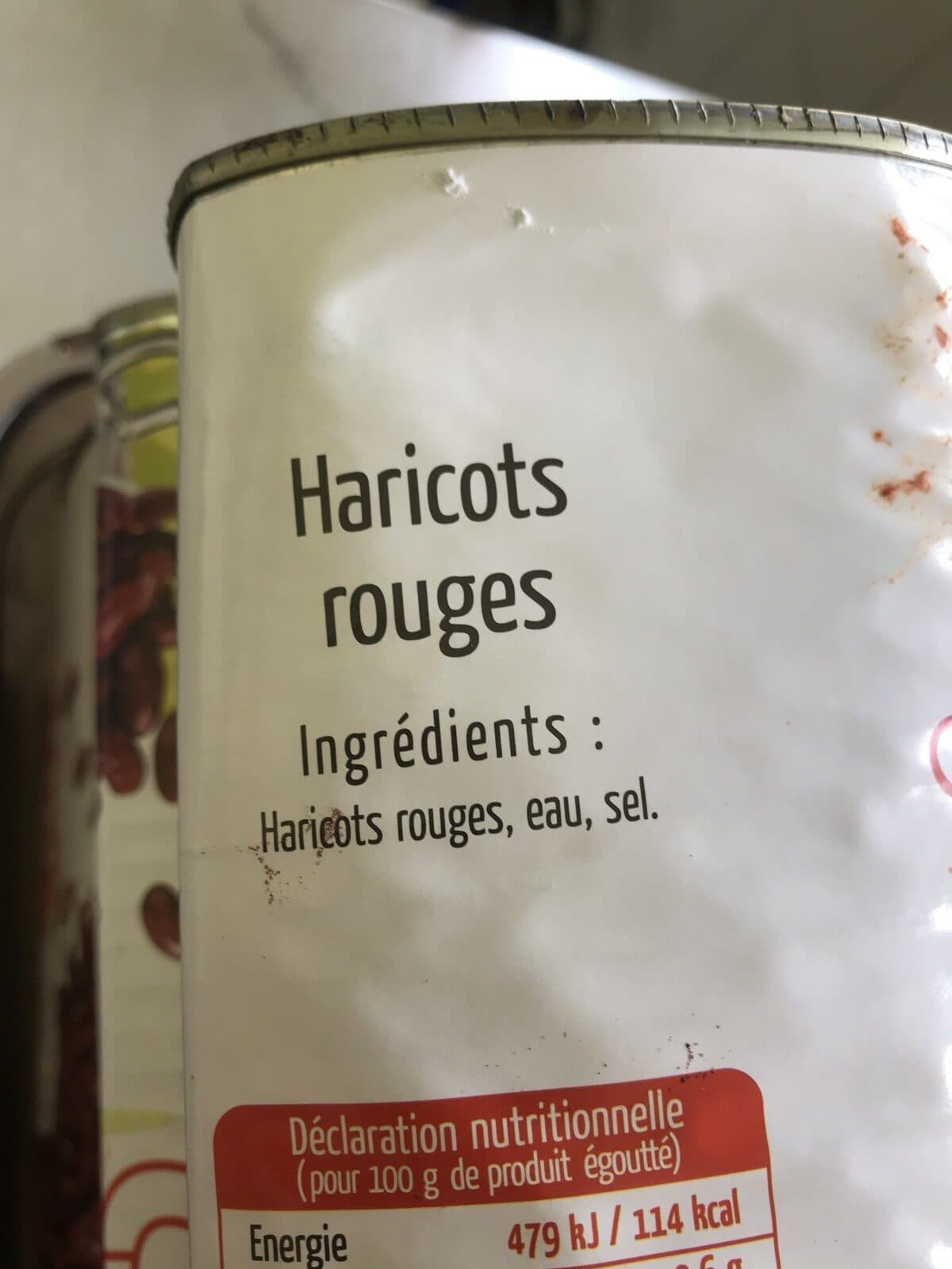Open Food Facts Haricots Rouges packshot