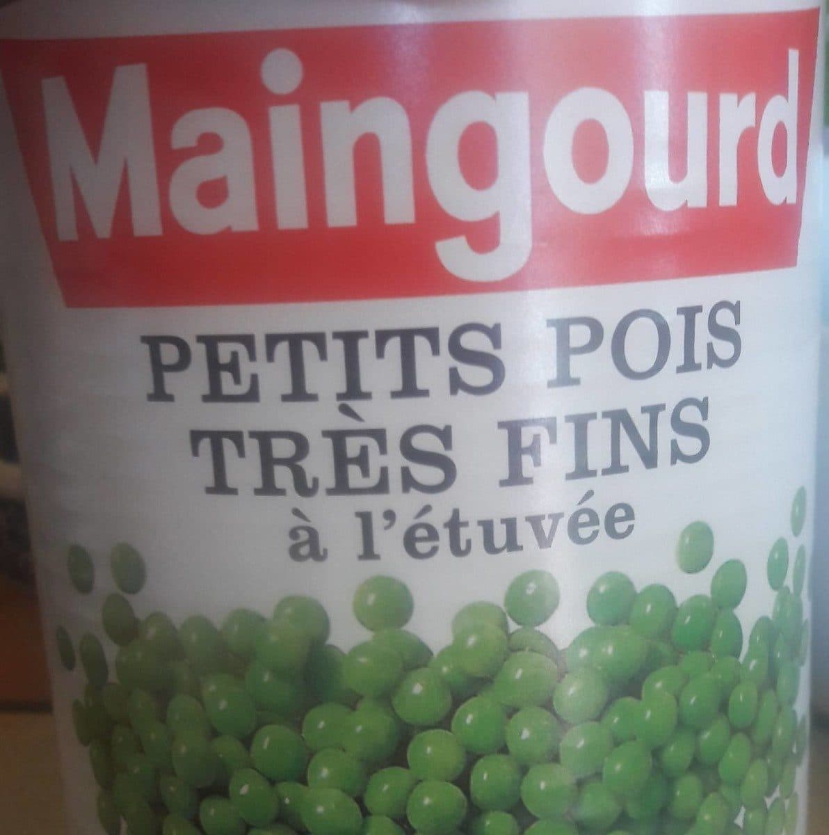 Maingourd Petit pois à l étuvé packshot