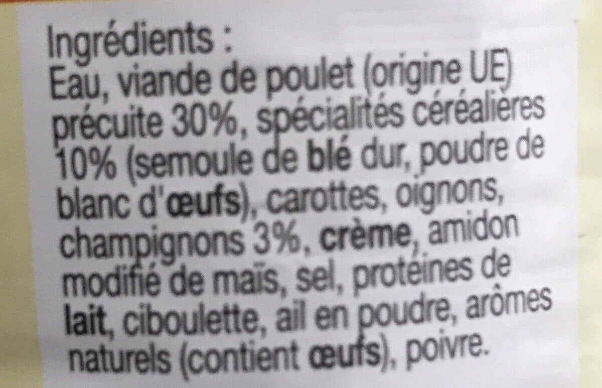Maingourd Poulet sauce firestiere et fusilli packshot