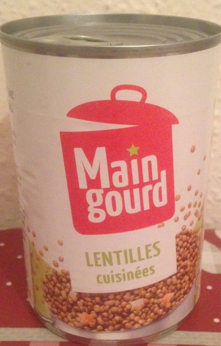 Maingourd Lentilles cuisinées packshot