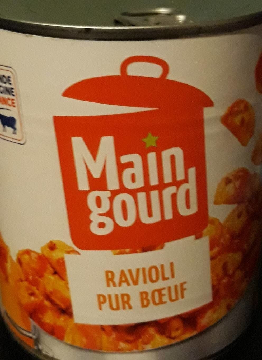 Maingourd Ravioli pur boeuf packshot