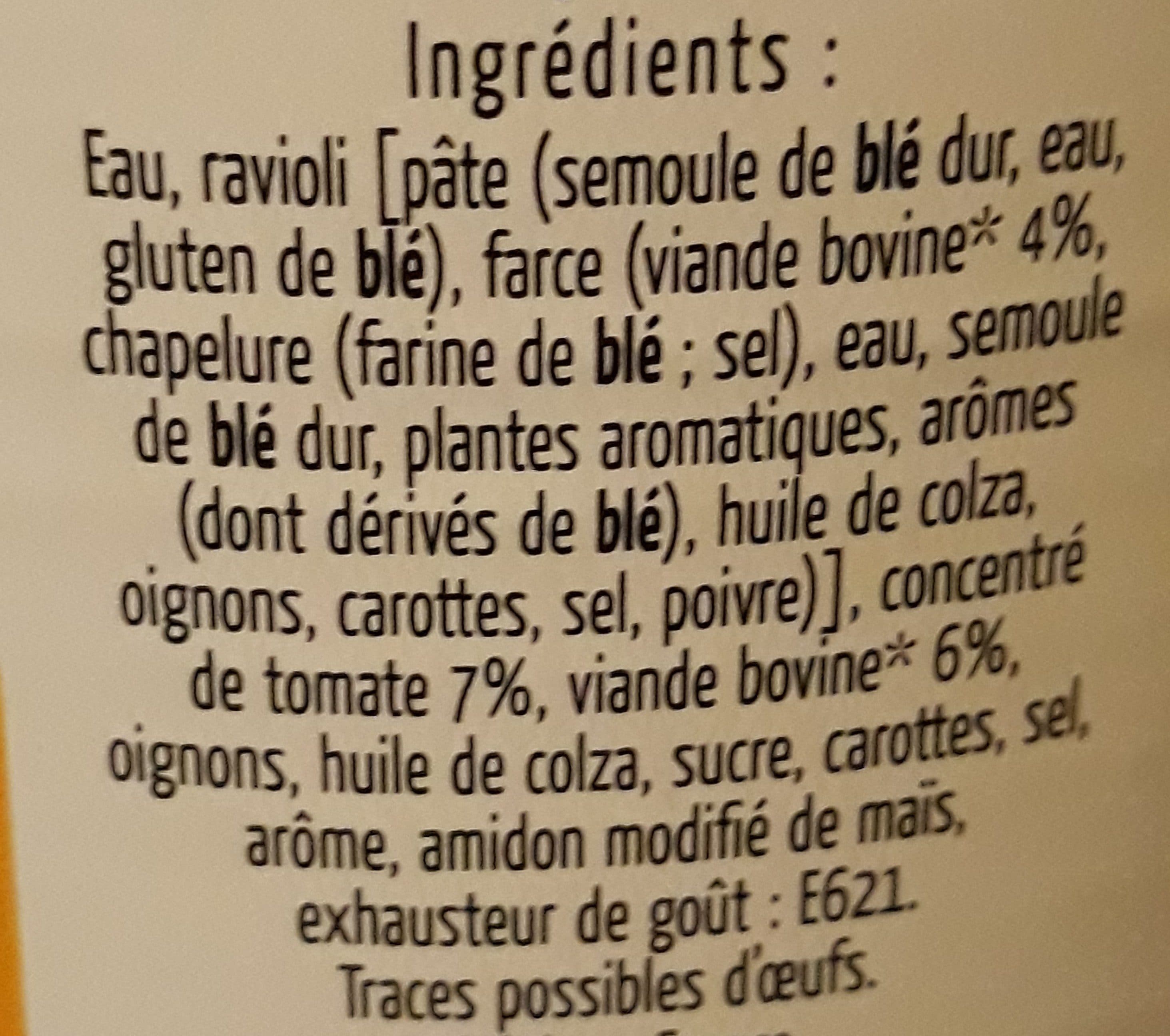 Maingourd Ravioli pur boeuf packshot