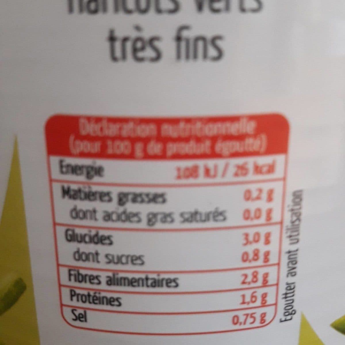 Open Food Facts Haricots verts packshot