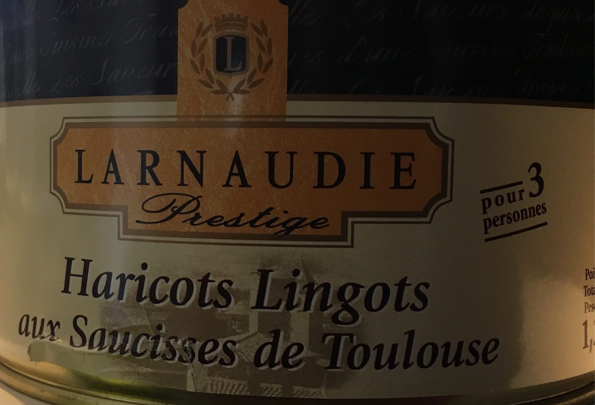 Larnaudie Haricots lingots aux saucisses de Toulouse packshot