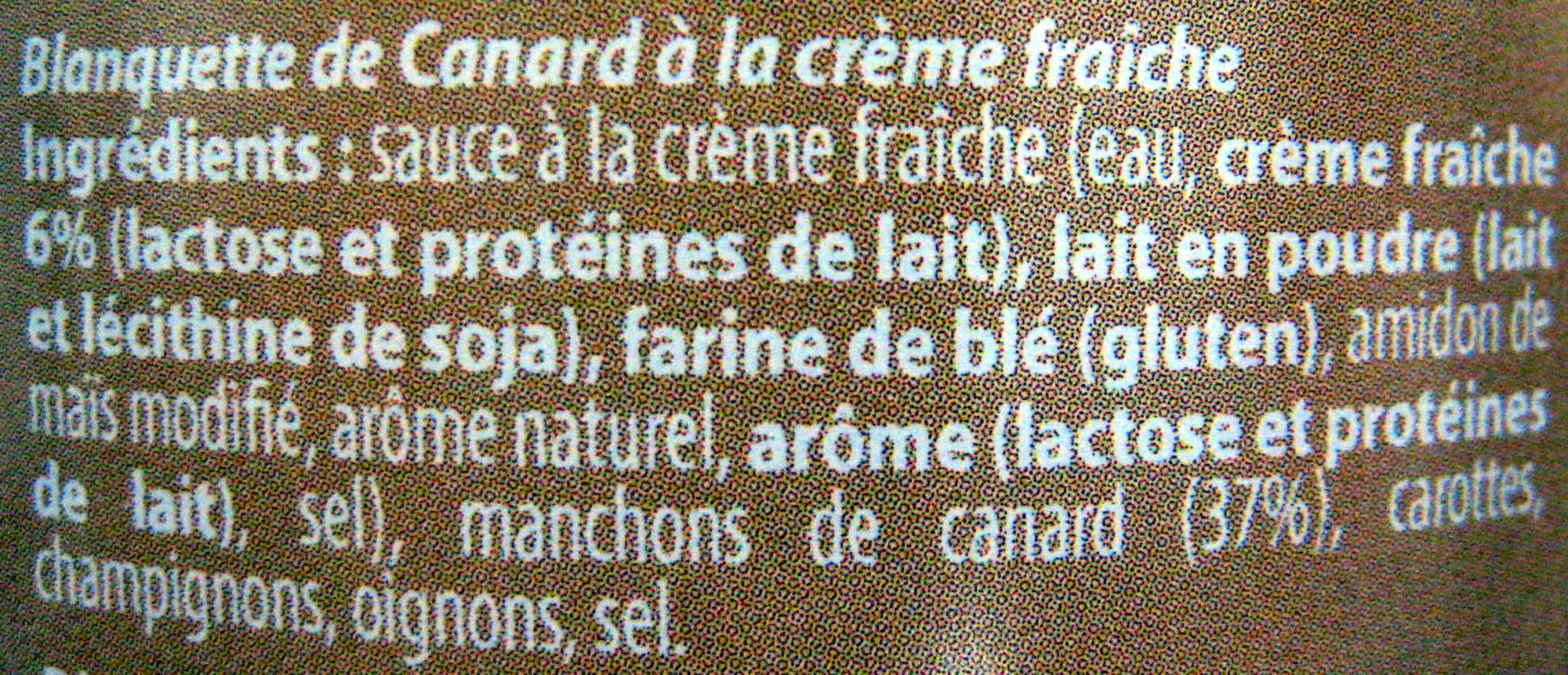 Jean Larnaudie Blanquette de Canard à la Crème Fraîche packshot