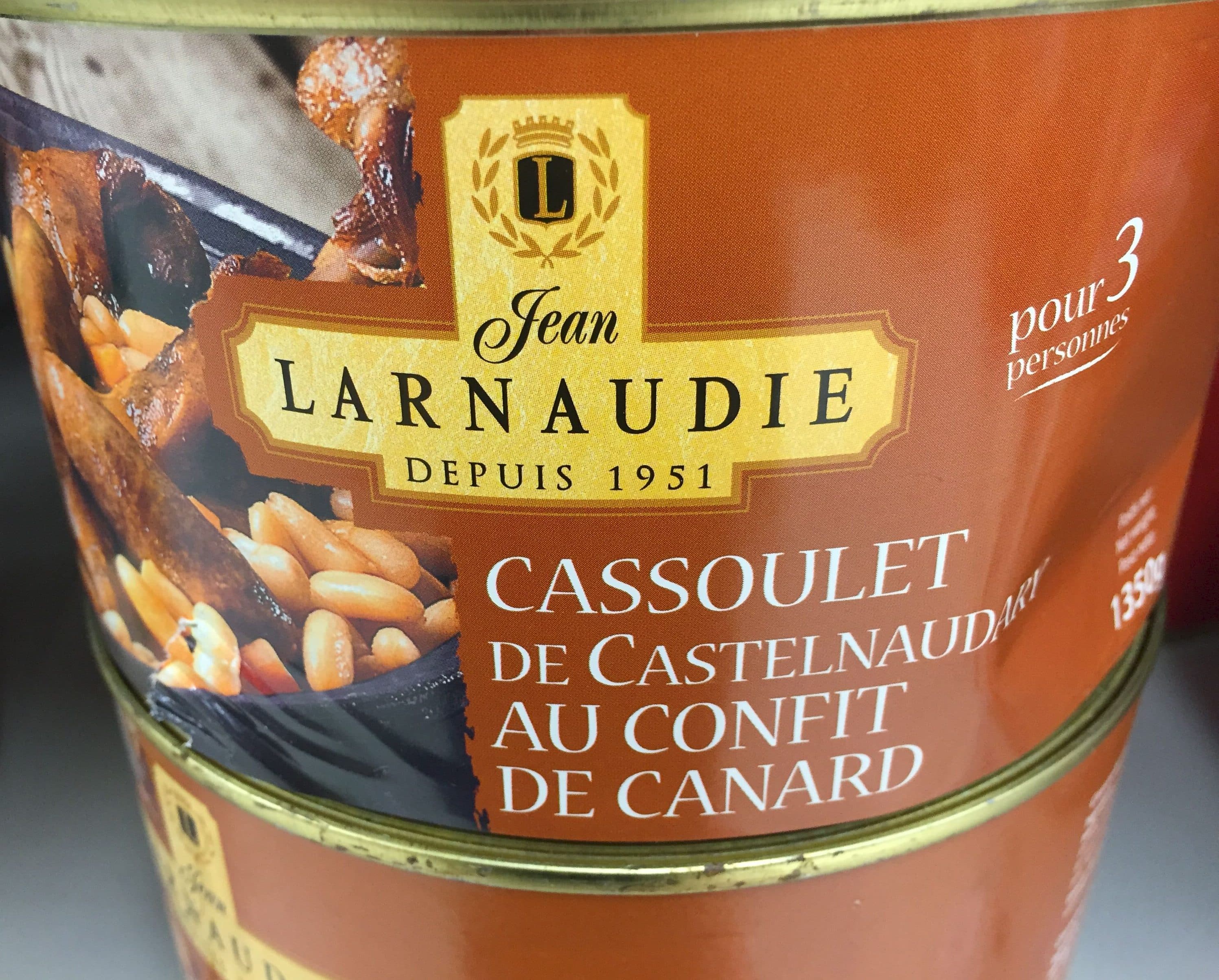 Jean Larnaudie Cassoulet de Castelnaudary au confit de canard packshot