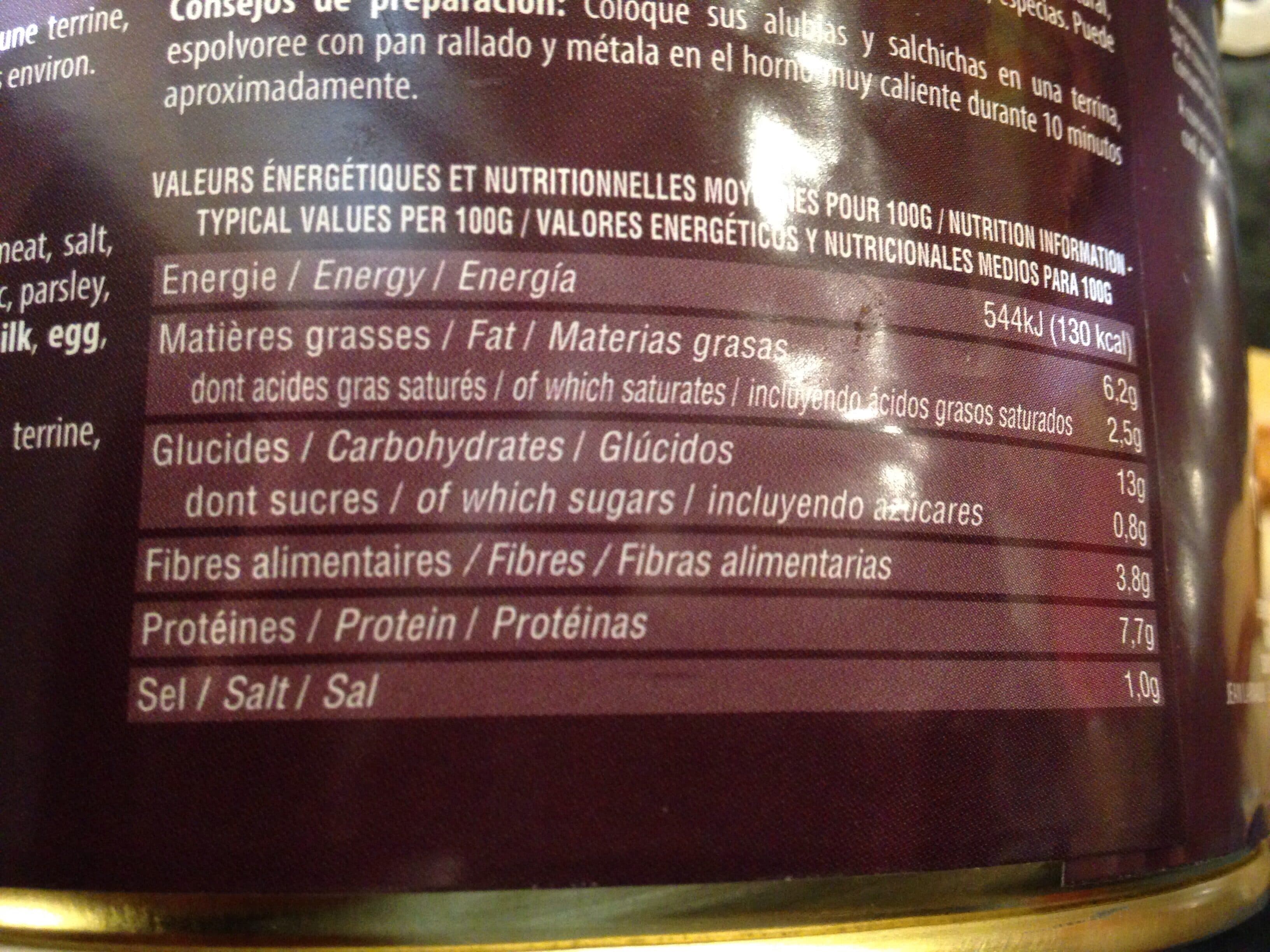 Jean LARNAUDIE Haricots aux saucisses de Toulouse packshot