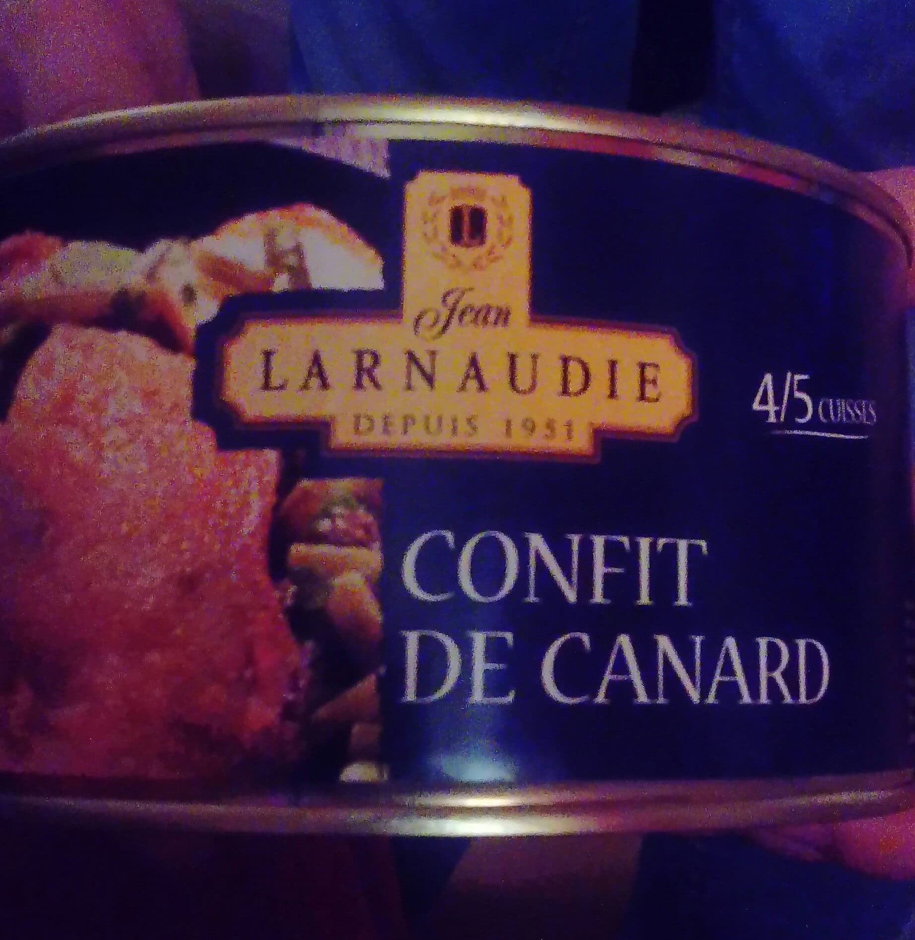 Jean larnaudie Confit de canard packshot