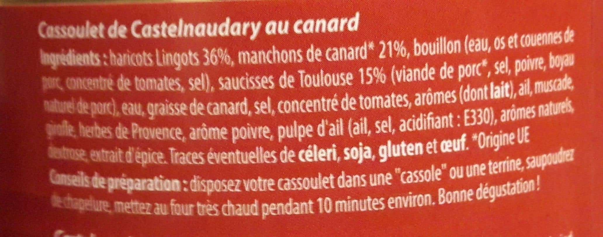 Jean Larnaudie Cassoulet de Castelnaudary au canard packshot