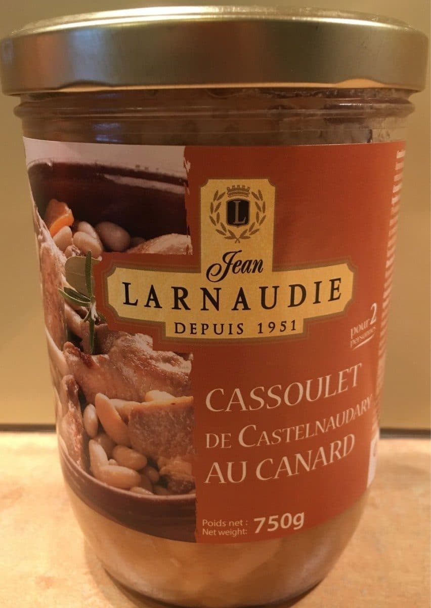 Jean Larnaudie Cassoulet de Castelnaudary au canard packshot