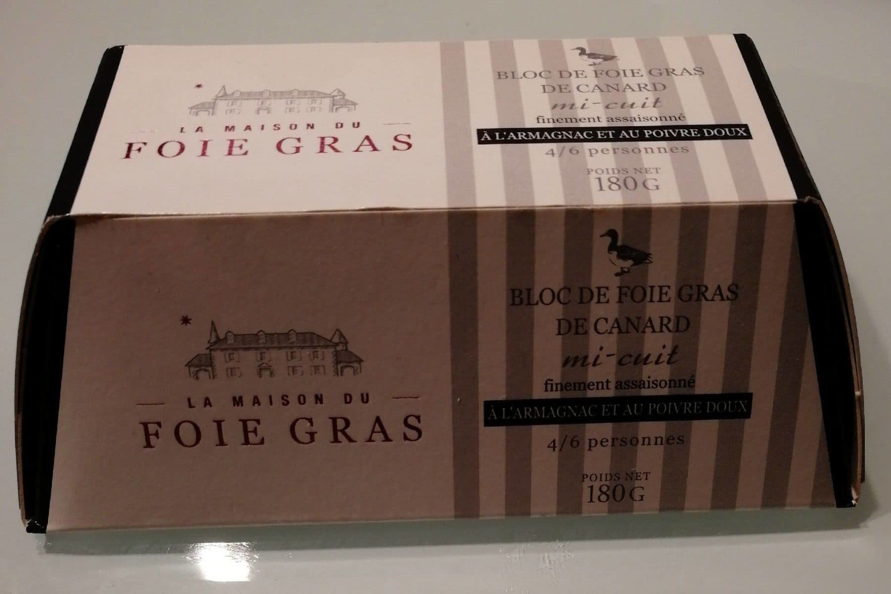 Larnaudie Bloc de foie gras de canard Armagnac La Maison du Foie Gras packshot
