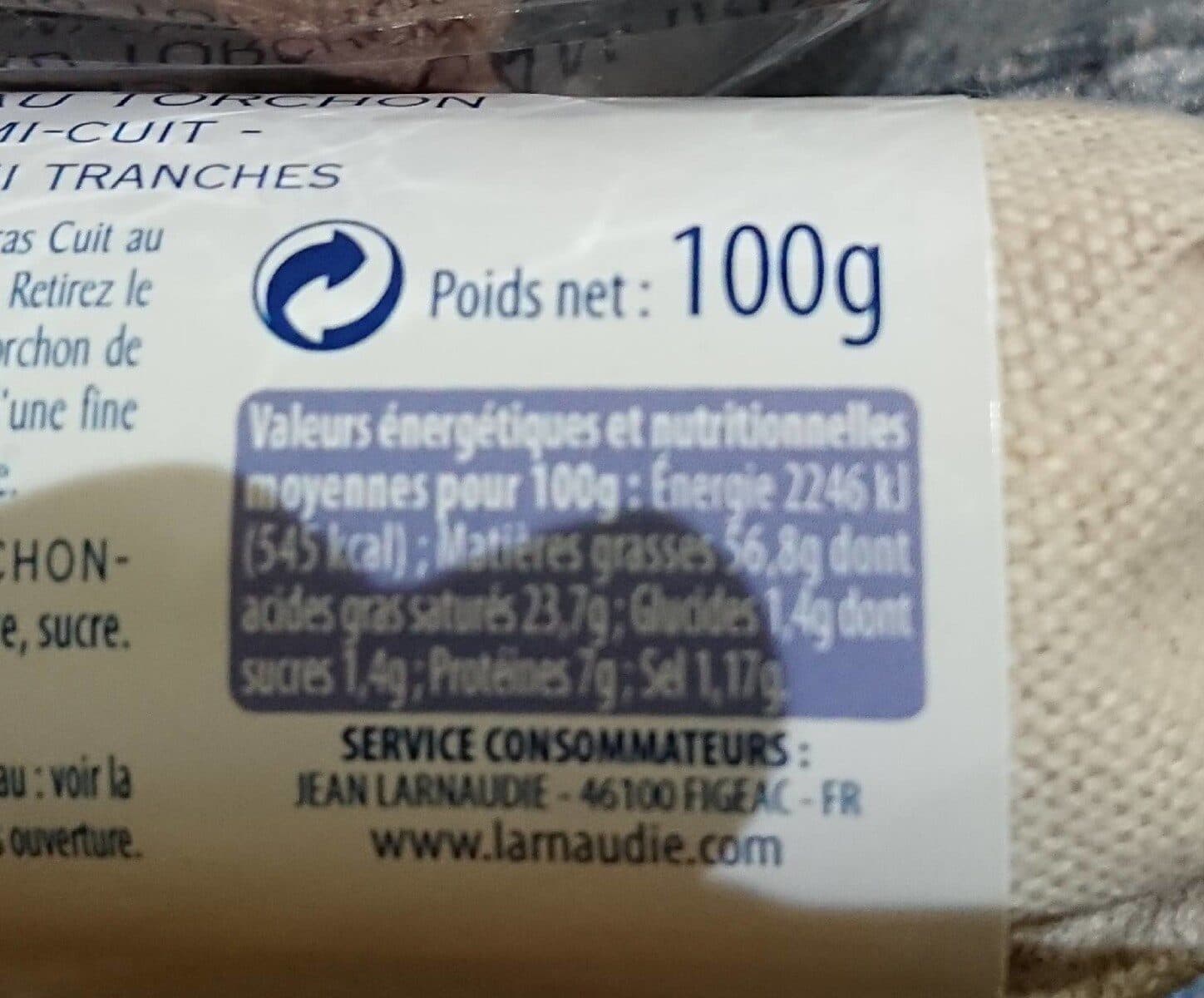 Jean Larnaudie Foie Gras de canard packshot