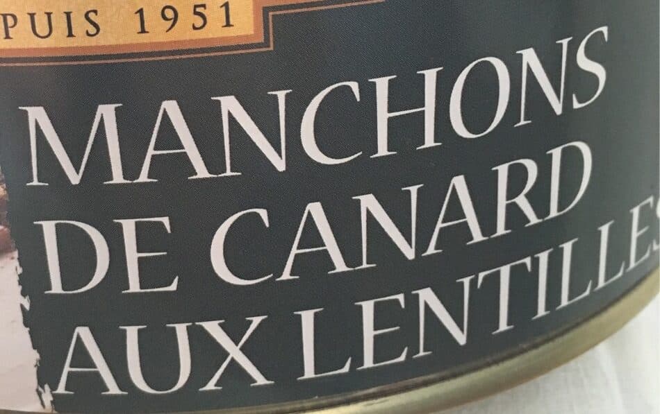 Jean Larnaudie Manchons de canard aux lentilles packshot