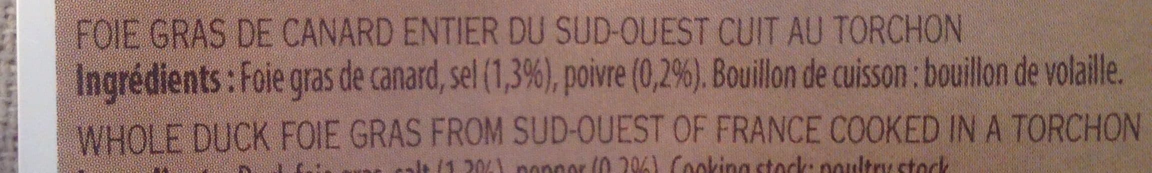 Jean Larnaudie Foie gras canard entier du sud ouest packshot