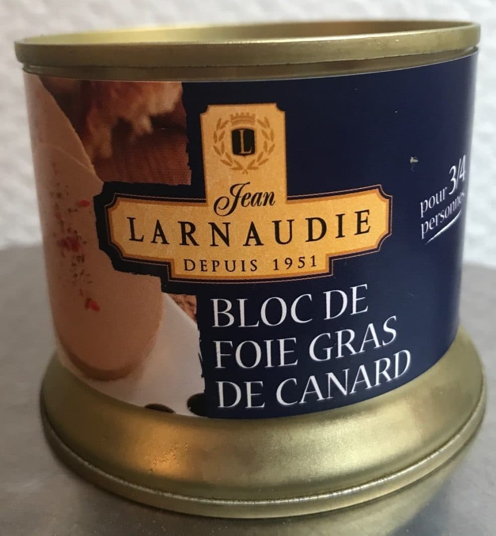 Jean Larnaudie Bloc de foie gras de canard packshot