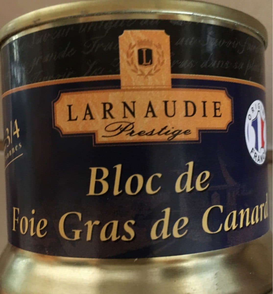 Larnaudie Bloc de foie gras de canard packshot