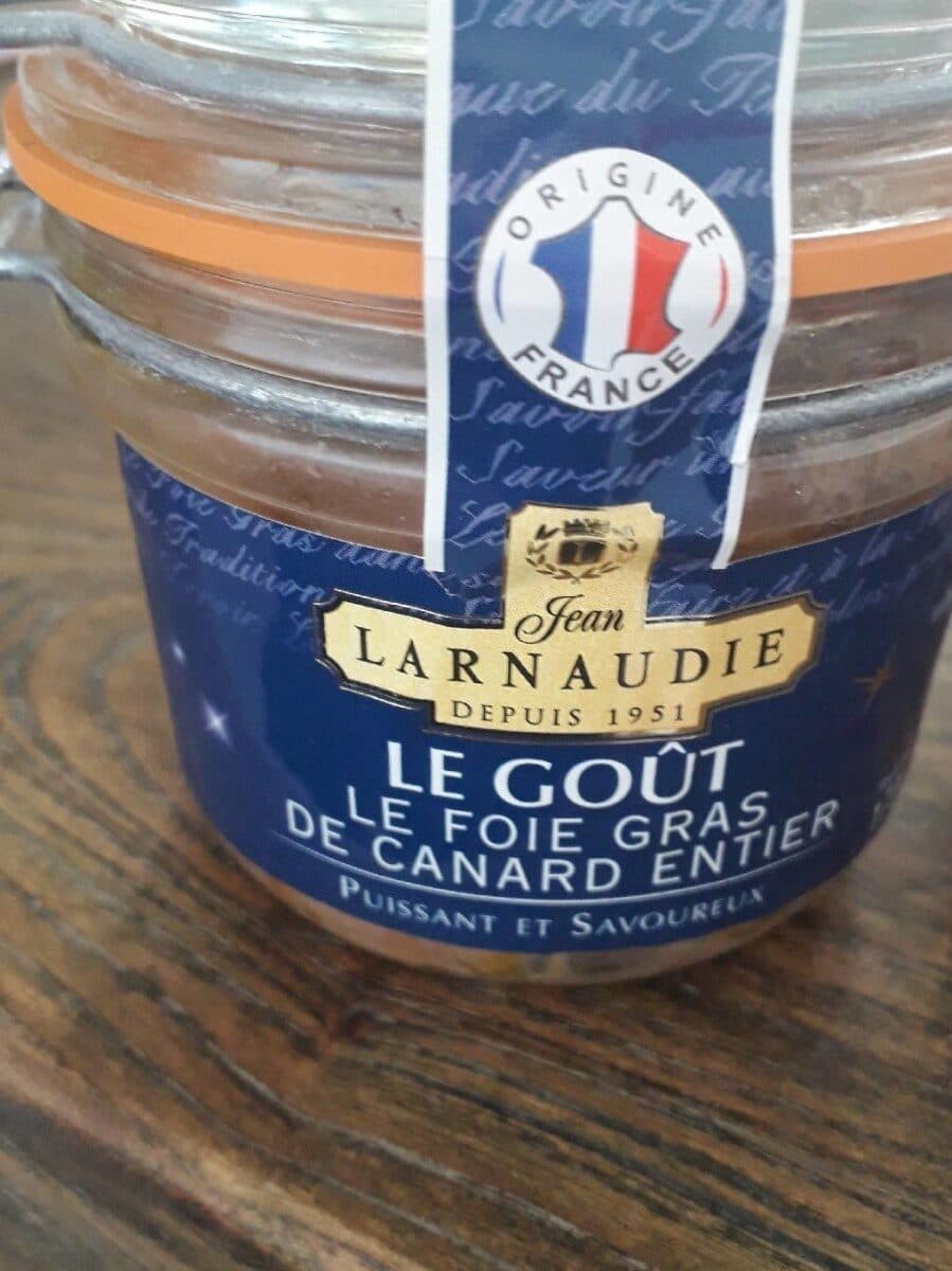 Larnaudie Le goût foie gras canard entier packshot