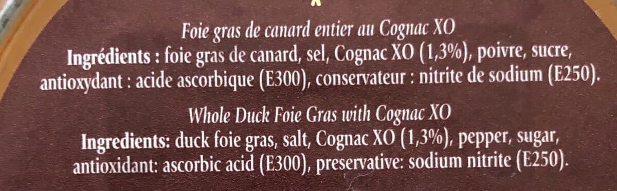 Larnaudie Foie gras de canard entier au qcognac packshot
