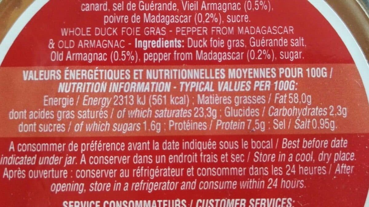 Larnaudie Foie gras canard entier packshot