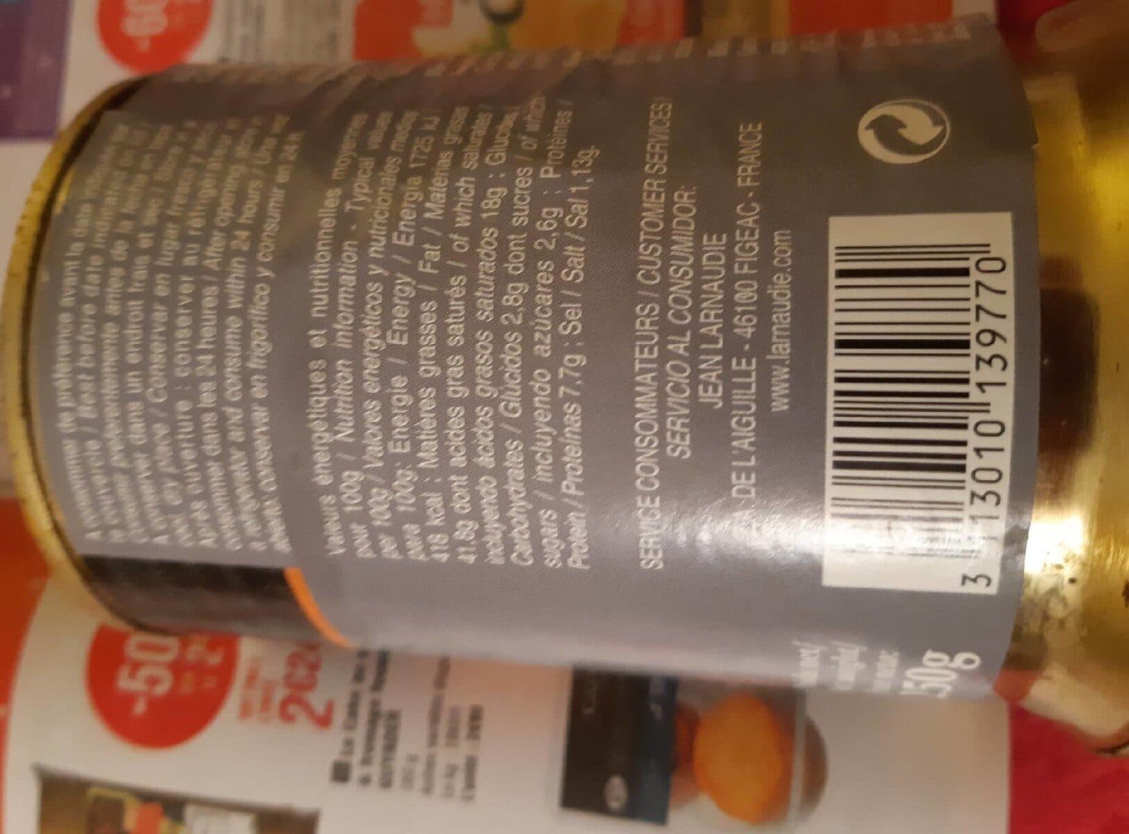 Larnaudie Bloc de foie gras de canard au sel de guérande packshot