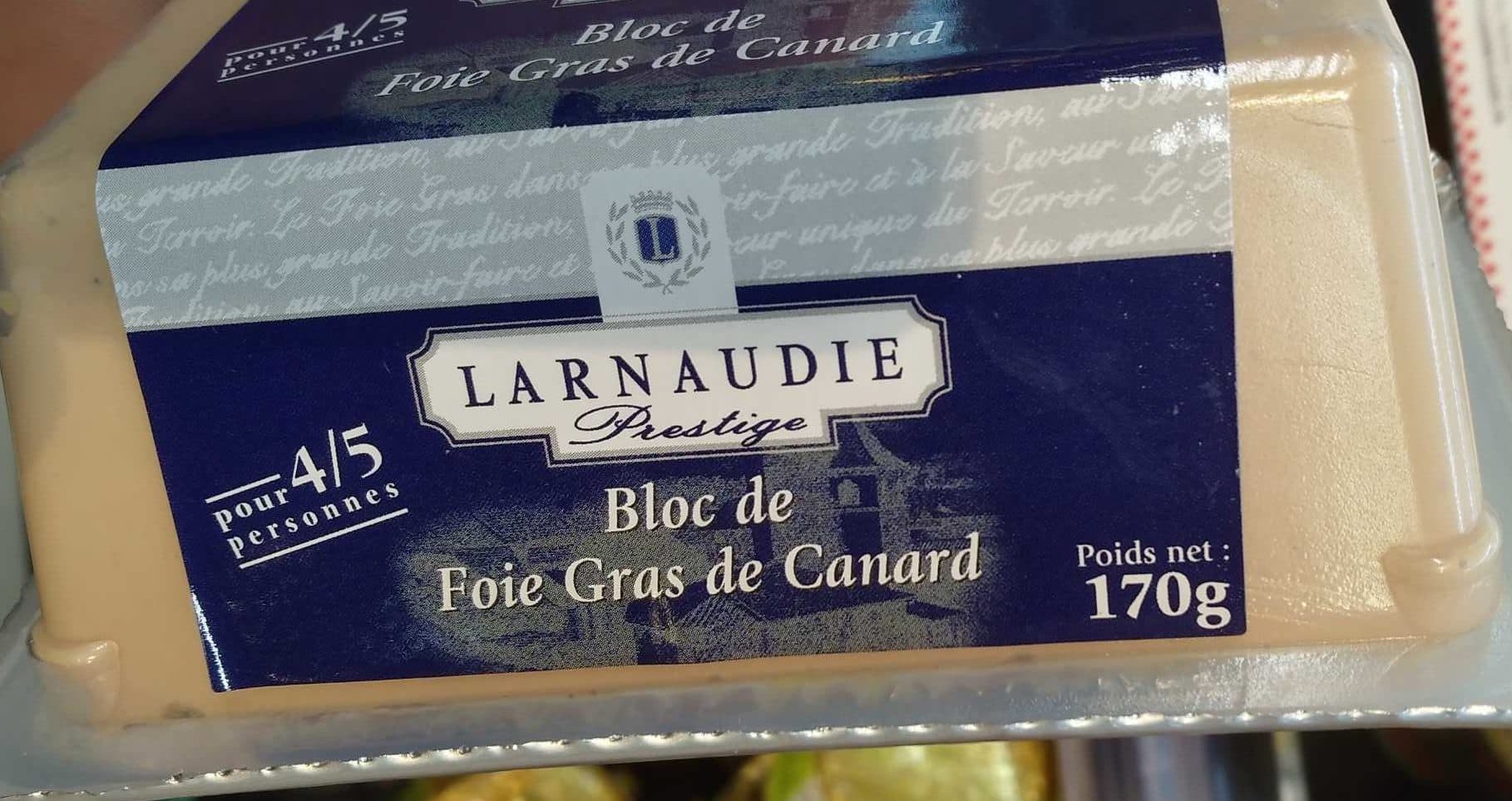 Jean Larnaudie Bloc de Foie Gras de Canard packshot