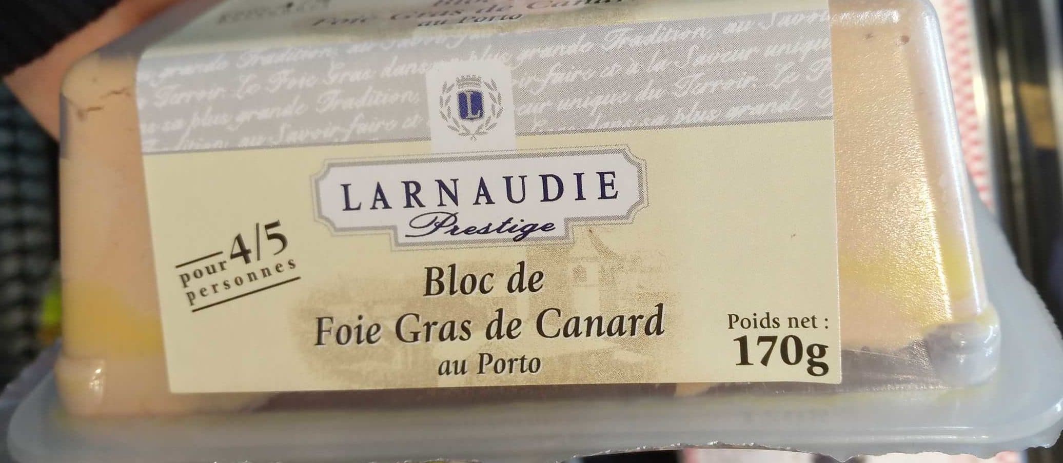 Larnaudie Bloc de Foie Gras de Canard au Porto packshot