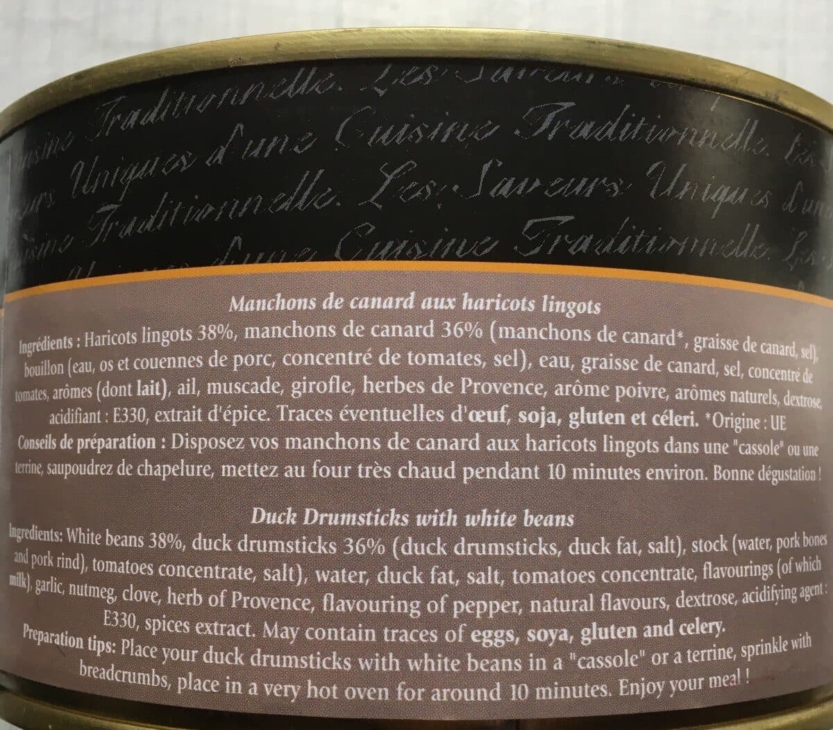 Larnaudie Manchons de canard aux haricots lingots packshot