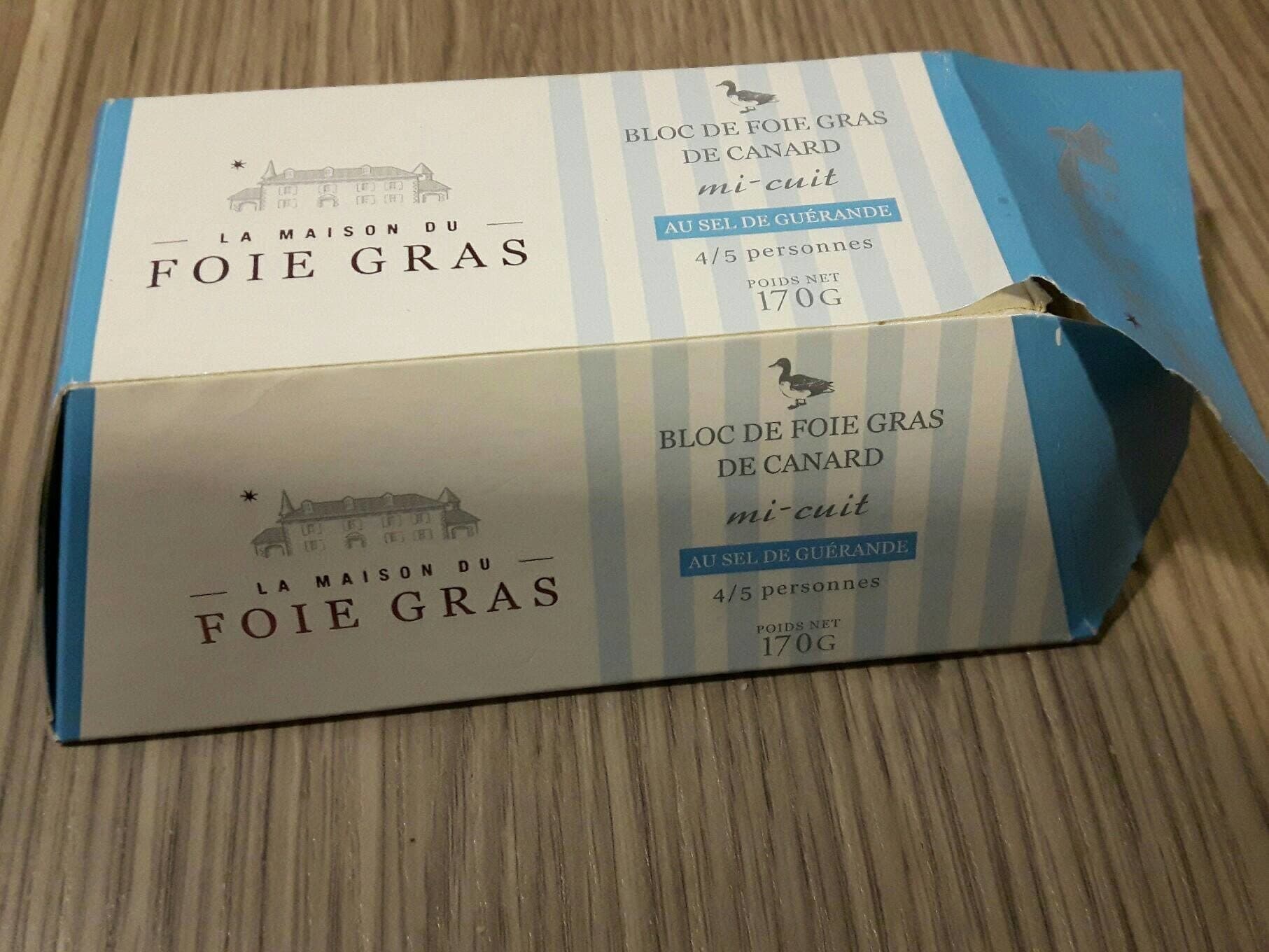 La Maison Du Foie Gras Bloc de foie gras de canard au sel de guérande packshot